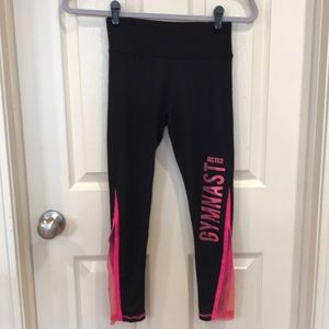 Justice Black Gymnast leggings